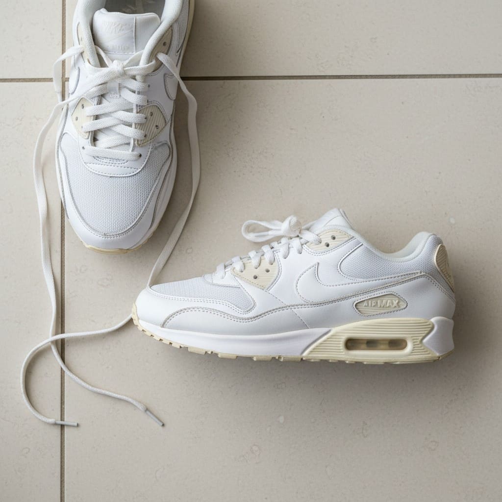 SOULIERS BLANCS AIR MAX NIKE TAILLE 9