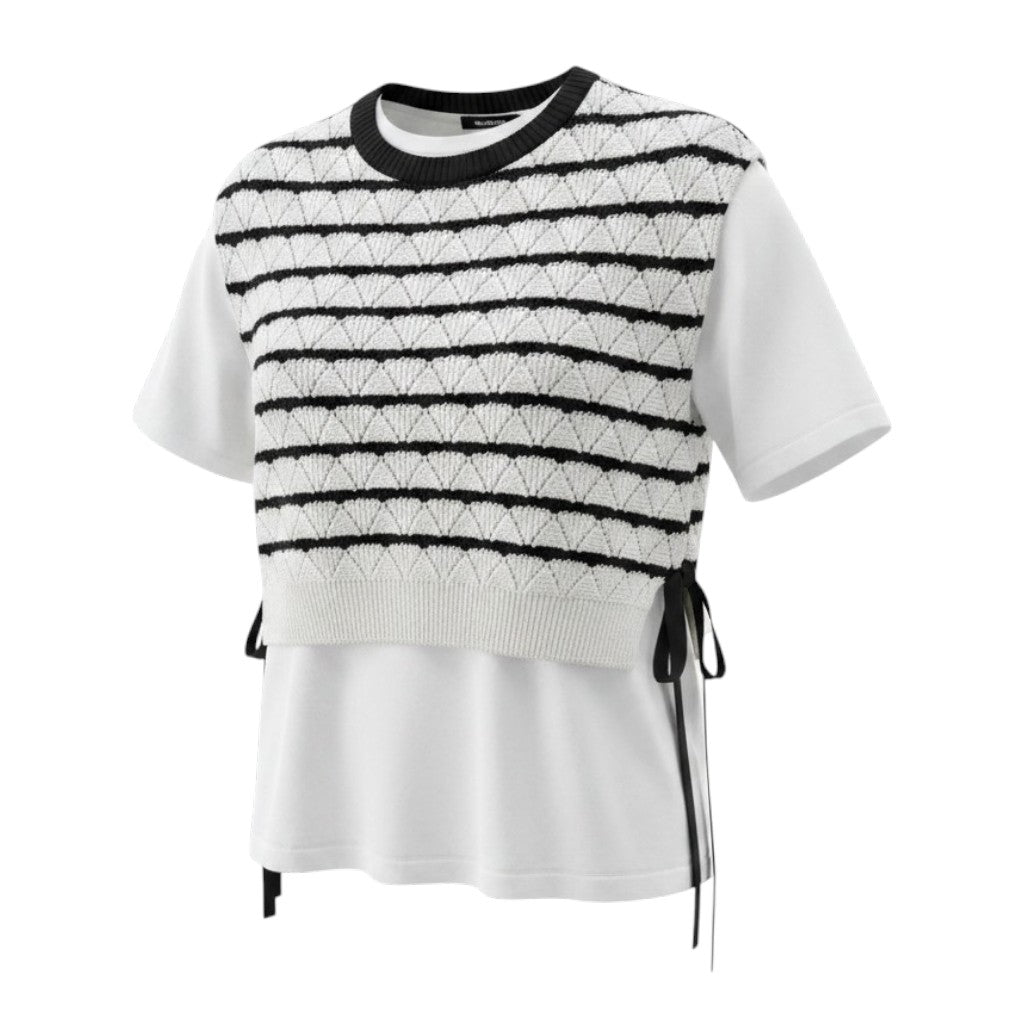 T-SHIRTS BLANC AVEC BRODERIE ZARA MEDIUM