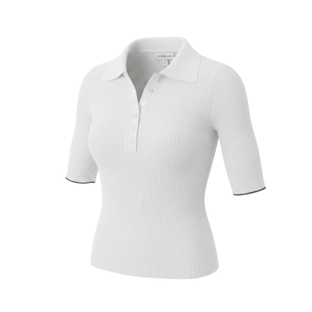 T-SHIRTS CROP CRÈME CALVIN KLEIN MEDIUM