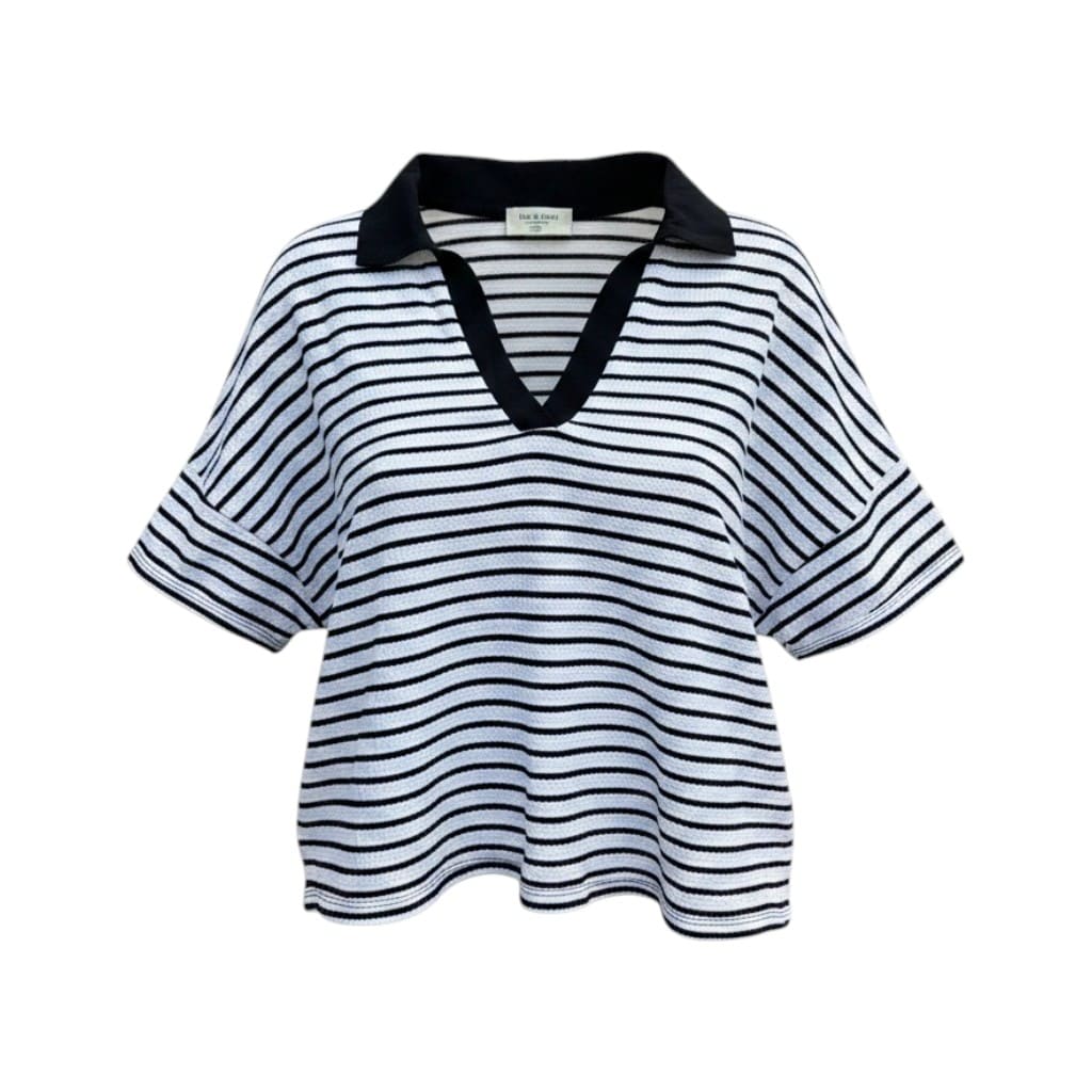 T-SHIRTS LIGNÉ NOIR ET BLANC SMALL