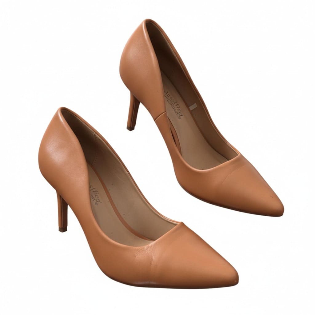 TALONS HAUTS BEIGE POINTU CITYCLASSIFIED TAILLE 7