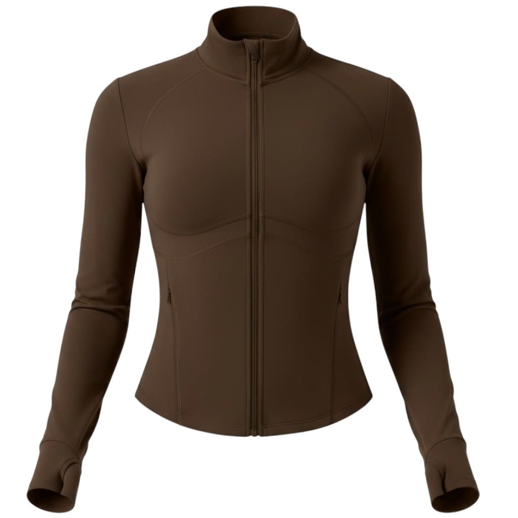 VESTE DE SPORTS MARRON DANSKIN SMALL