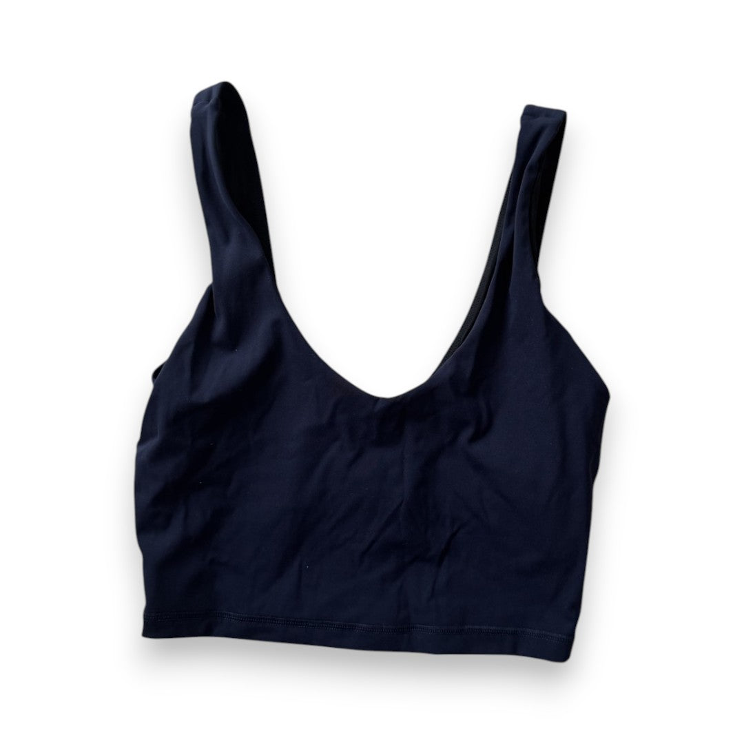 CROP TOP CAMISOLE DE SPORTS BLEU MARIN SMALL