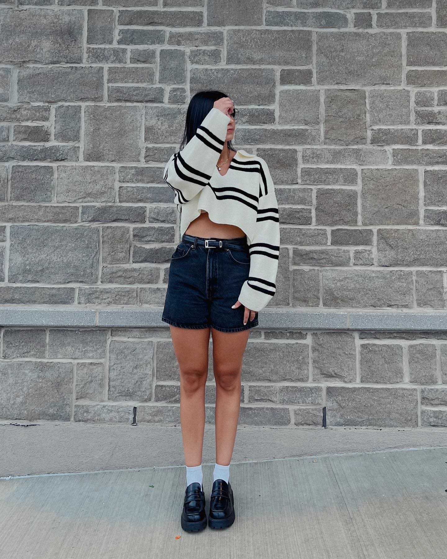 SHORTS EN JEANS TAILLE HAUTE ZARA X-SMALL