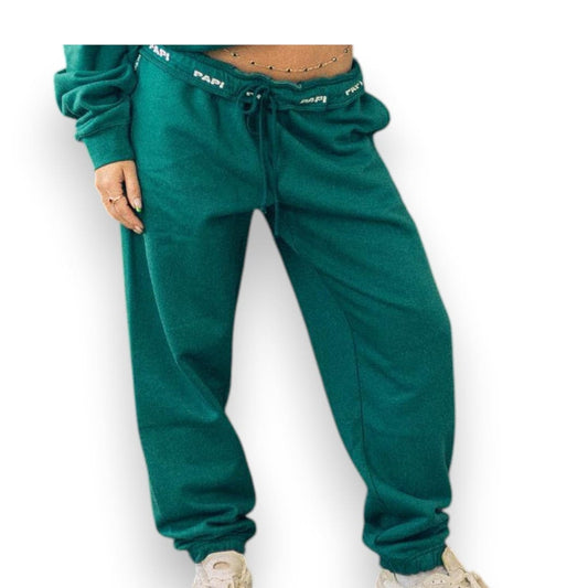 PANTALONS JOGGINGS VERT PAPI MEDIUM