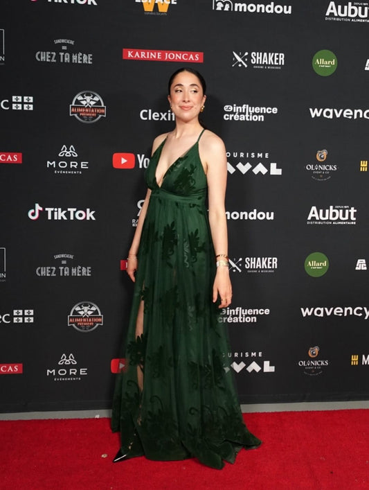ROBE GALA VERT SMALL