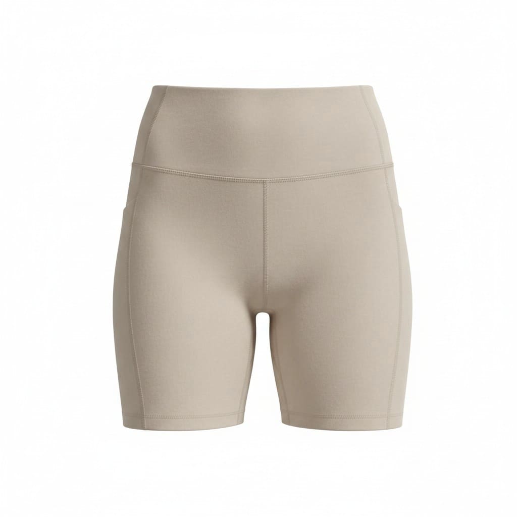 BIKER SHORTS BEIGE UNIQLO MEDIUM