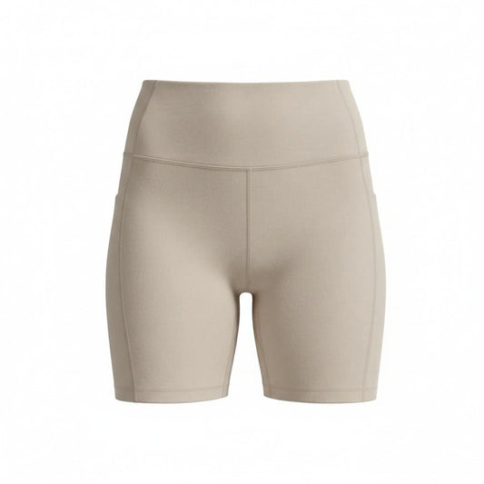 BIKER SHORTS BEIGE UNIQLO MEDIUM