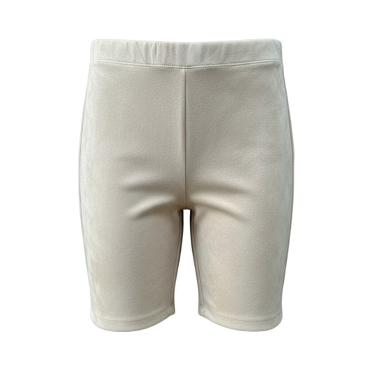 BIKER SHORTS SUÈDE BEIGE SALTY SMALL