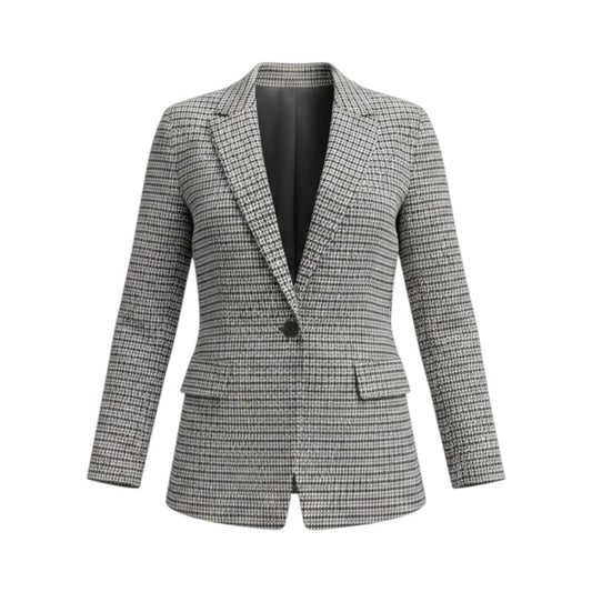 BLAZER BEIGE CARRAUTÉ GRIS H&M SMALL