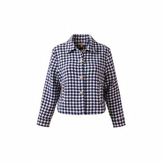 BLAZER BLEU ET BLANC CARRAUTÉ  C BY ONE LARGE