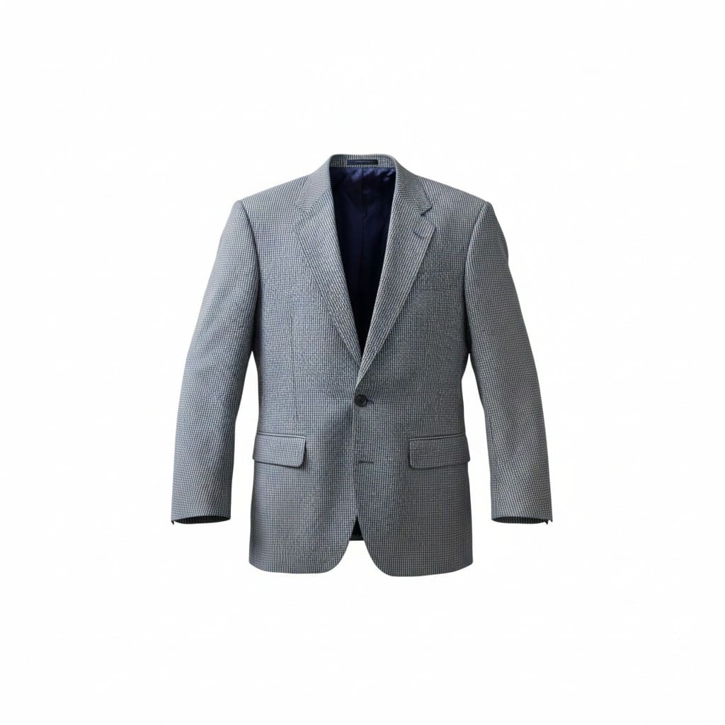 BLAZER CARRAUTÉ BLEU ET GRIS X-LARGE