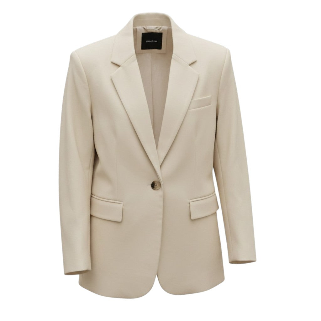 BLAZER NEUF FAUX CUIR BEIGE VÉRO MODA LARGE