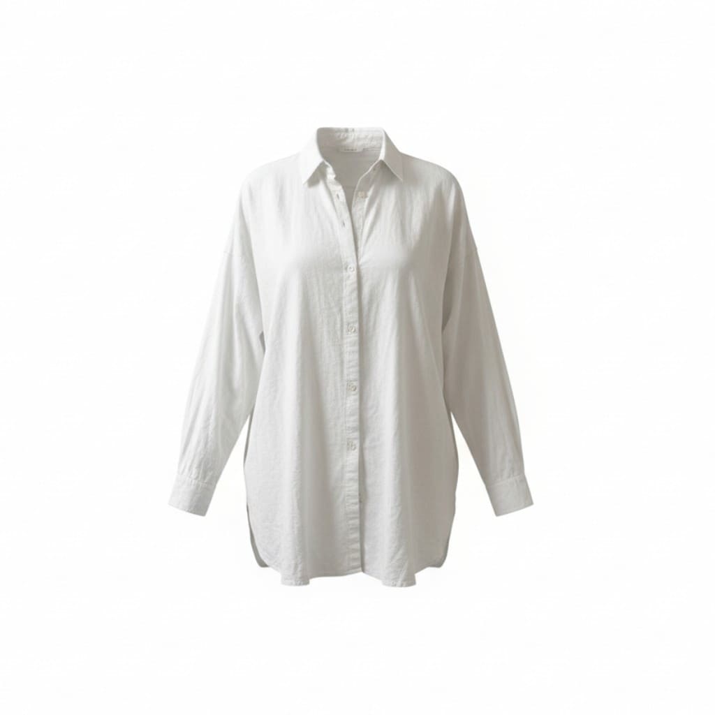 BLOUSE BLANCHE AERIE X-XLARGE