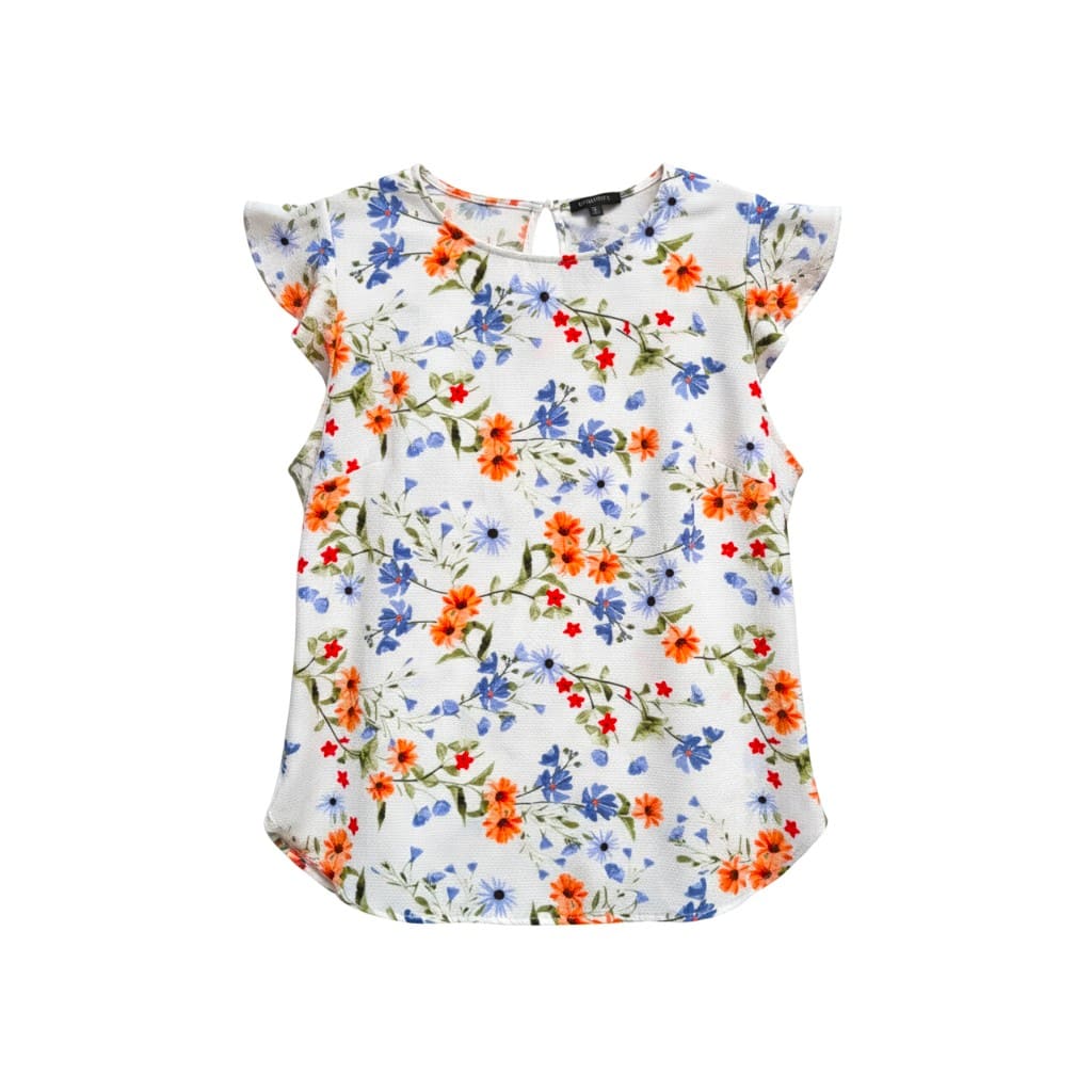 BLOUSE BLANCHES AVEC FLEURS DYNAMITE MEDIUM