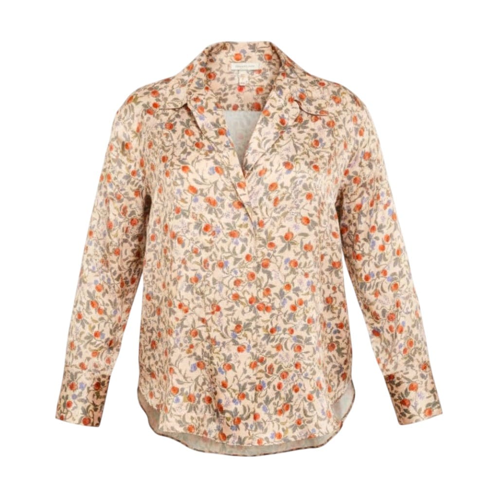 BLOUSE FLORAL VINCE 1X-LARGE