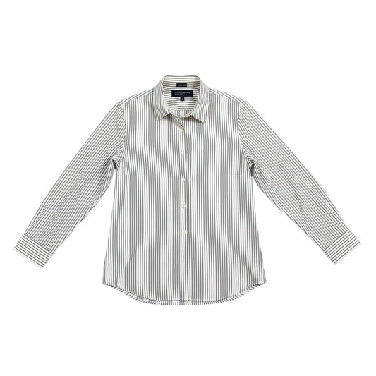 BLOUSE MANCHES LONGUES BLANC LIGNÉ GRIS SMALL