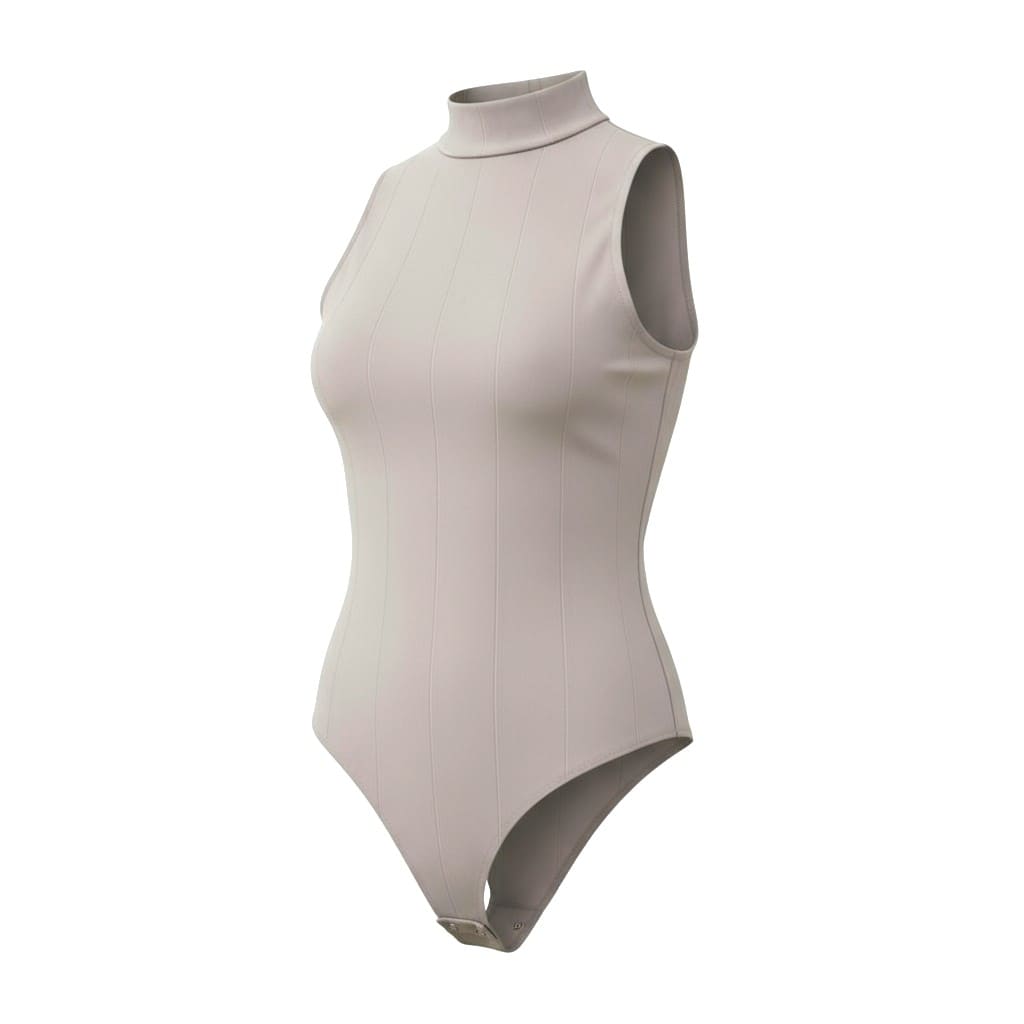 BODYSUITS BEIGE SANS MANCHES DYNAMITE COL ROULÉ X-SMALL