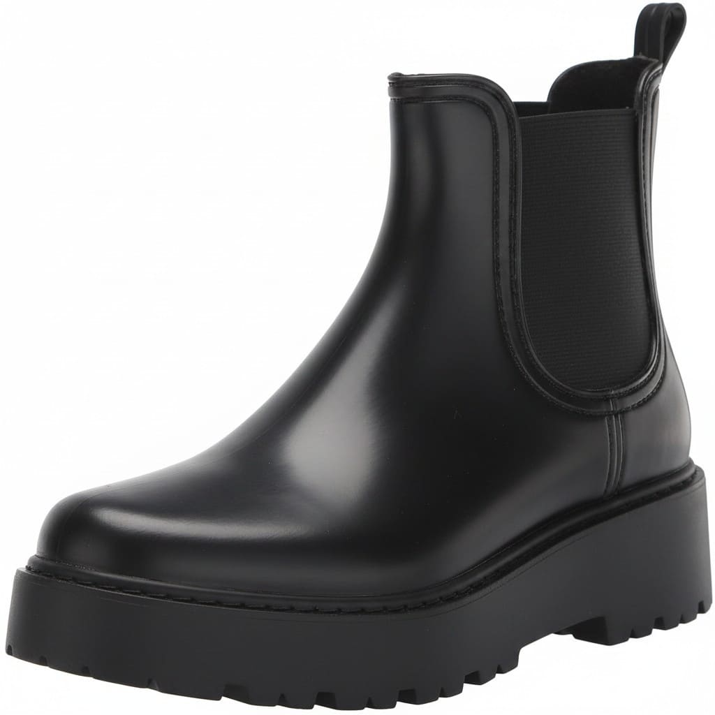 BOTTES PLATEFORMES NOIR CHELSEE TAILLE 10