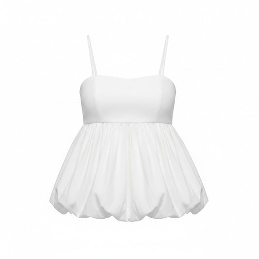 CAMISOLE BOUFFANTE CRÈME LINE AND DOT MEDIUM