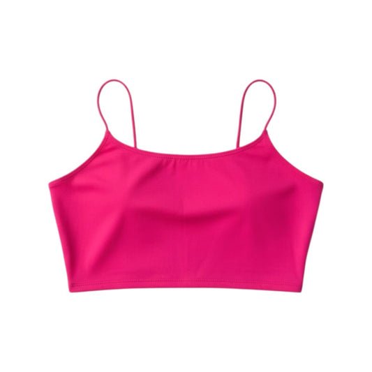 CAMISOLE CROP TOP ROSE FUSCHIA GARAGE LARGE