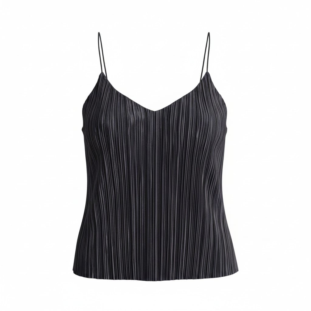 CAMISOLE NOIRE FROUFROU H&M SMALL