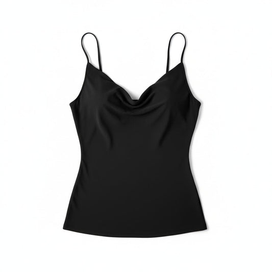 CAMISOLE NOIRE NEUVE FROUFROU SMALL