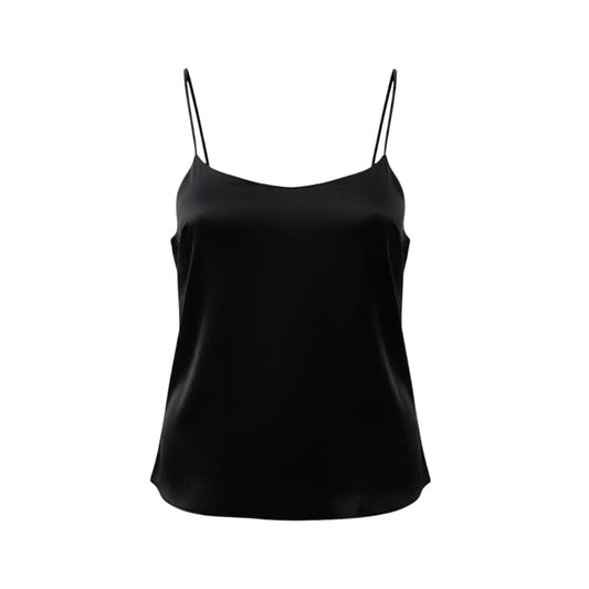 CAMISOLE NOIRE STYLE SATIN BABATON SMALL