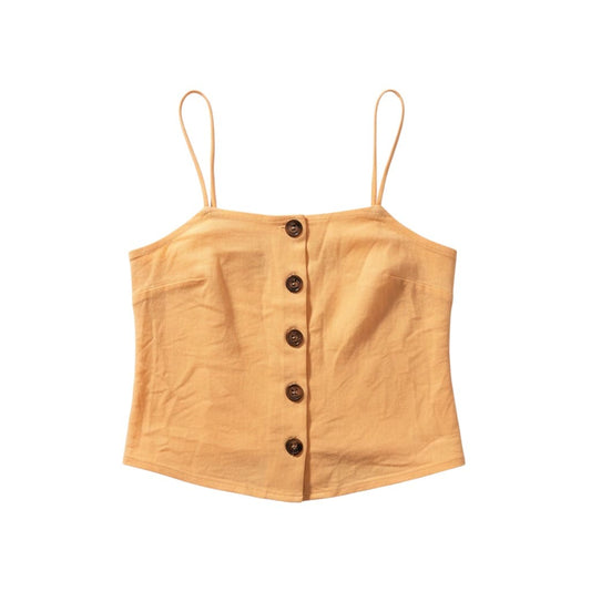 CAMISOLE ORANGE PALE TOPSHOP X-SMALL