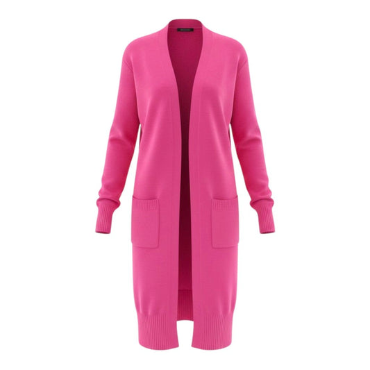 CARDIGAN LONG ROSE FRENCH CONNECTION SMALL / MEDIUM