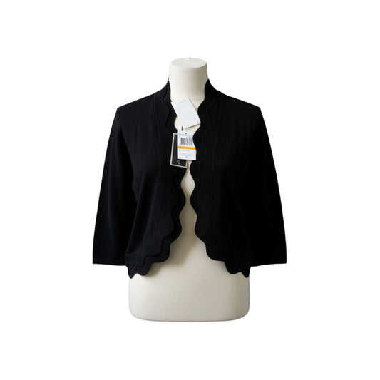 CARDIGAN NOIR NEUF CABLE & SAUGE SMALL