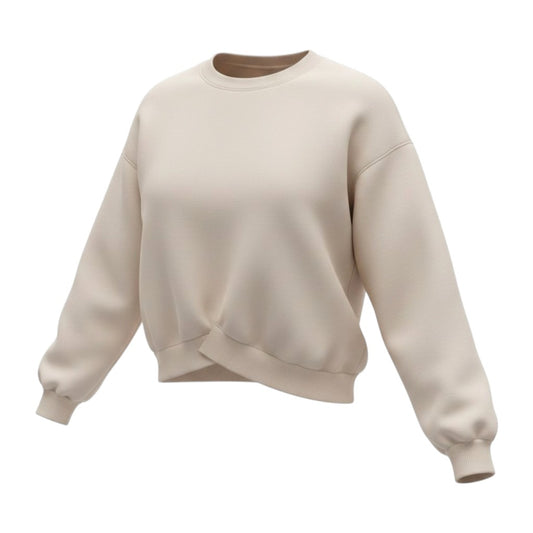 CHANDAIL MANCHES LONGUES BEIGE AGOLDE SMALL