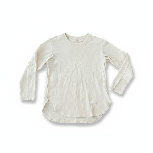 CHANDAIL MANCHES LONGUES BEIGE UNIQLO MEDIUM