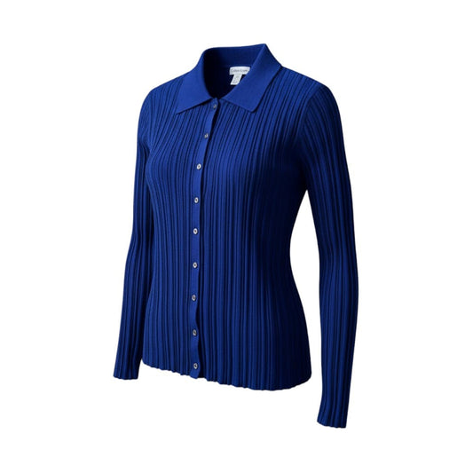 CHANDAIL MANCHES LONGUES BLEU CALVIN KLEIN MEDIUM