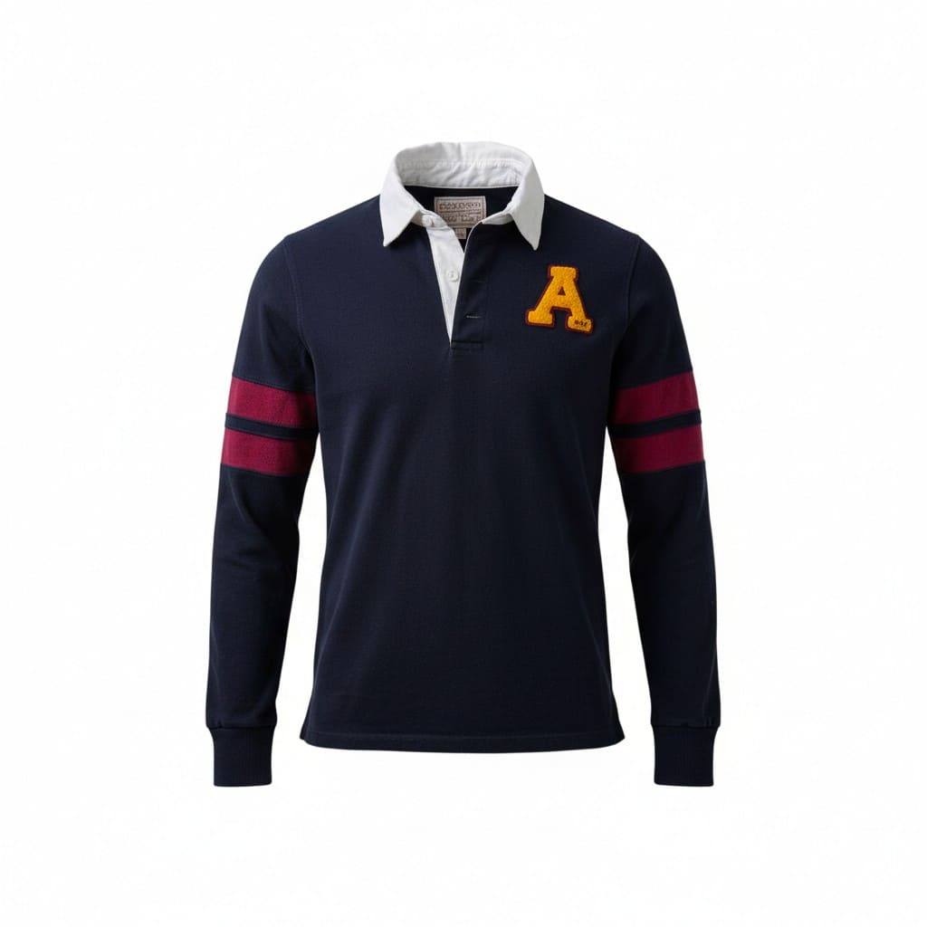 CHANDAIL MANCHES LONGUES BLEU MARIN ABERCROMBIE AND FITCH MEDIUM