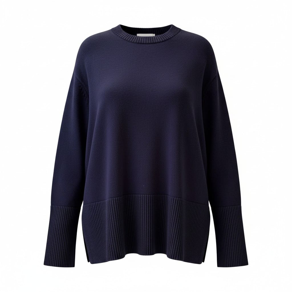 CHANDAIL MANCHES LONGUES BLEU MARIN GAP 1X-LARGE