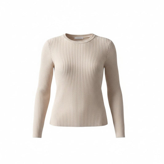 CHANDAIL MANCHES LONGUES CRÈME FRANK AND OAK MEDIUM