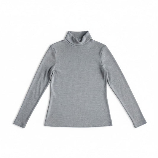 CHANDAIL MANCHES LONGUES GRIS COL ROULÉ H&M MEDIUM