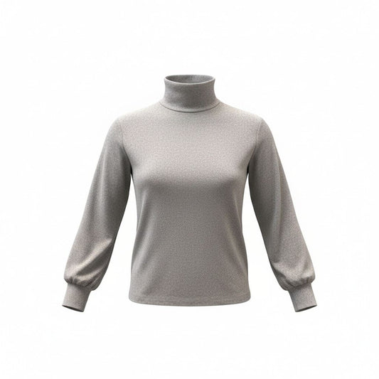 CHANDAIL MANCHES LONGUES GRIS UNIQLO MEDIUM