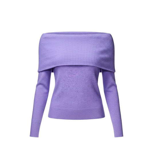 CHANDAIL MANCHES LONGUES LILA AUX ÉPAULES DYNAMITE MEDIUM