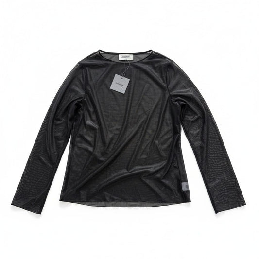 CHANDAIL MANCHES LONGUES NEUF NOIR TRANSPARENT DAILYSTORY CLOTHING X-LARGE