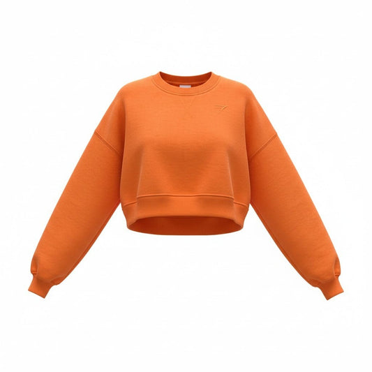 CHANDAIL MANCHES LONGUES ORANGE GYMSHARK MEDIUM