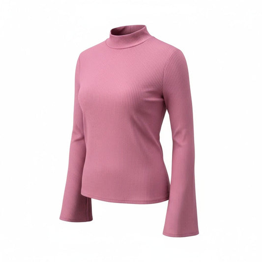 CHANDAIL MANCHES LONGUES ROSE LÉGER X-LARGE