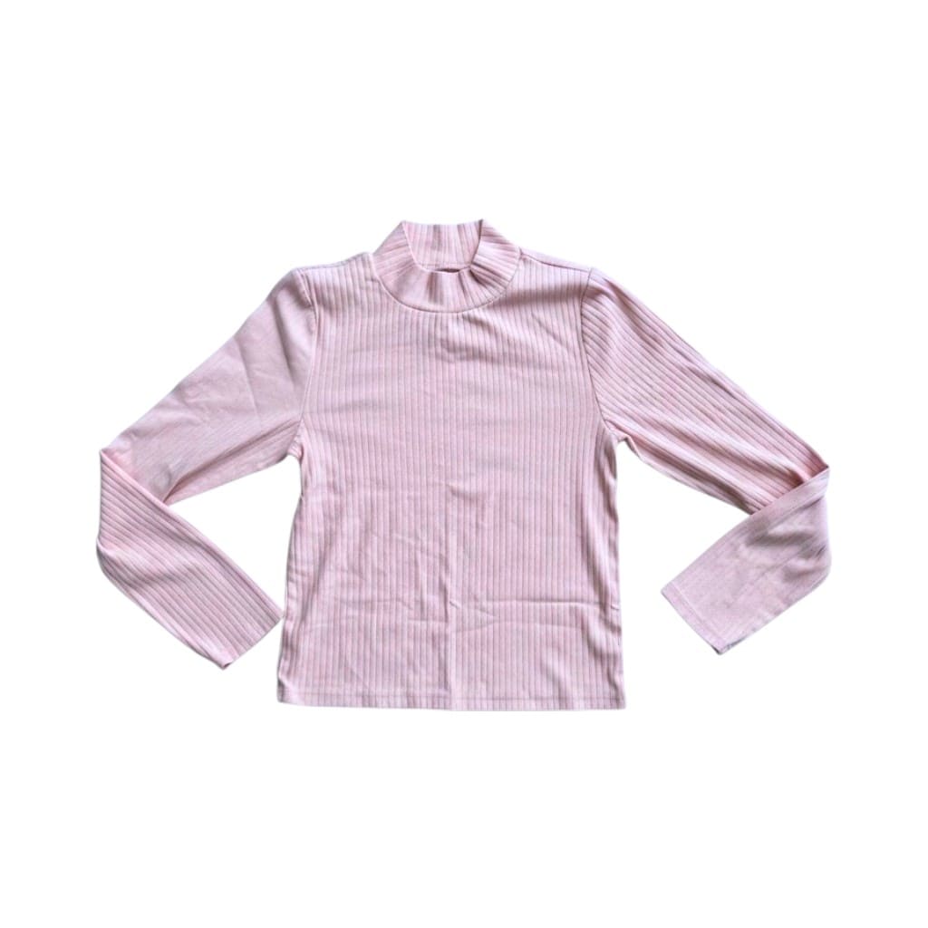 CHANDAIL MANCHES LONGUES UN PEU CROP ROSE GAP LARGE