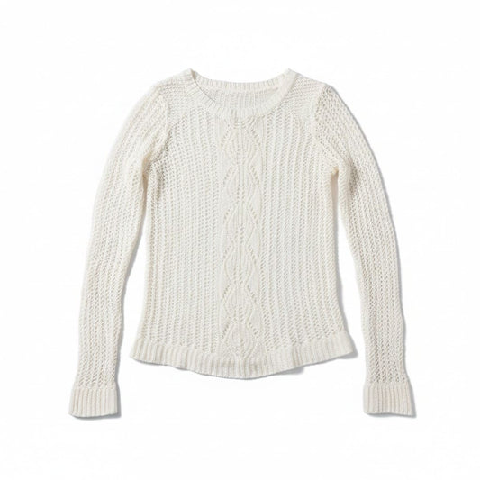 CHANDAIL TROUÉ BLANC X-SMALL / SMALL