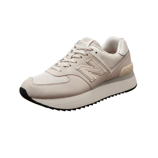 CHAUSSURE DE COURSE BLANCHE USÉ NEW BALANCE TAILLE 7.5