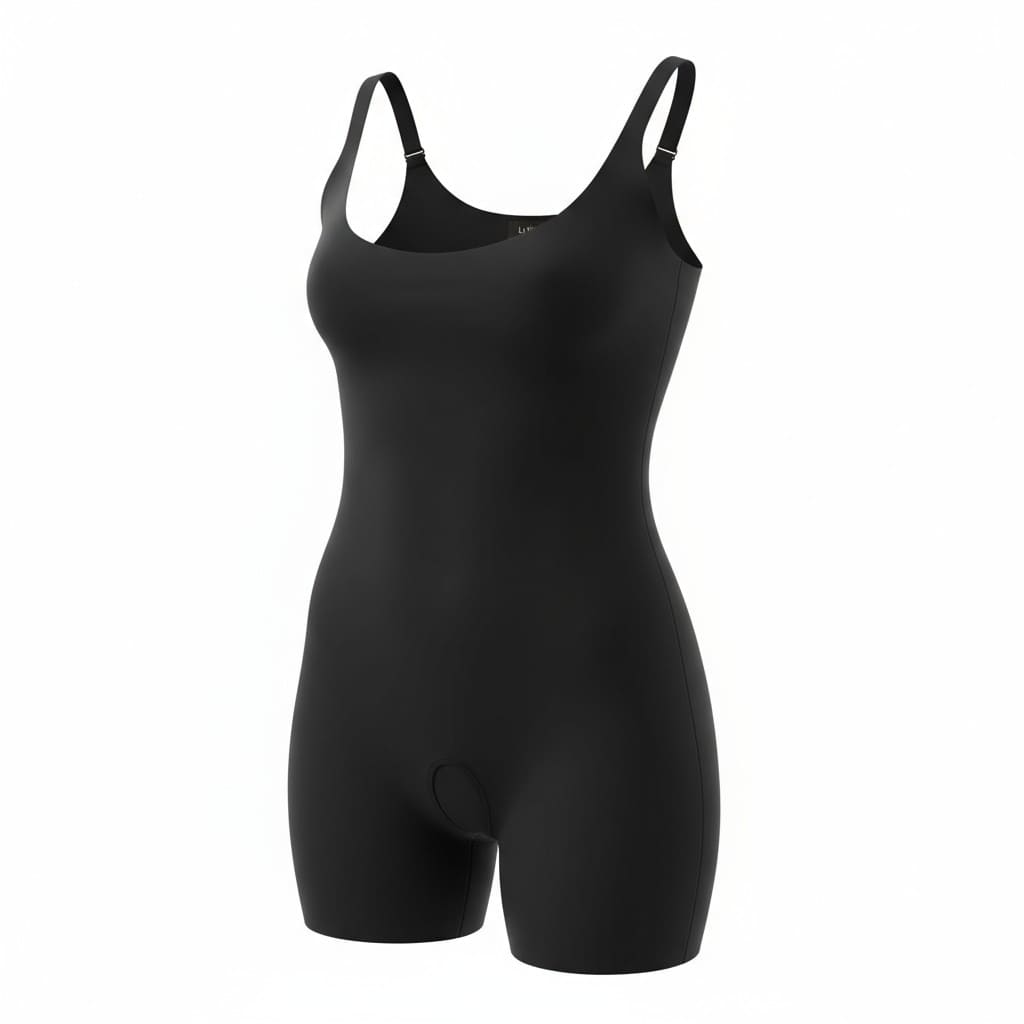 COMBINAISON NOIR LA VIE EN ROSE 1X-LARGE