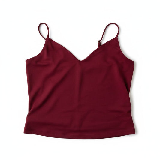 CROP CAMISOLE BOURGOGNE DYNAMITE *IMPARFAIT MEDIUM
