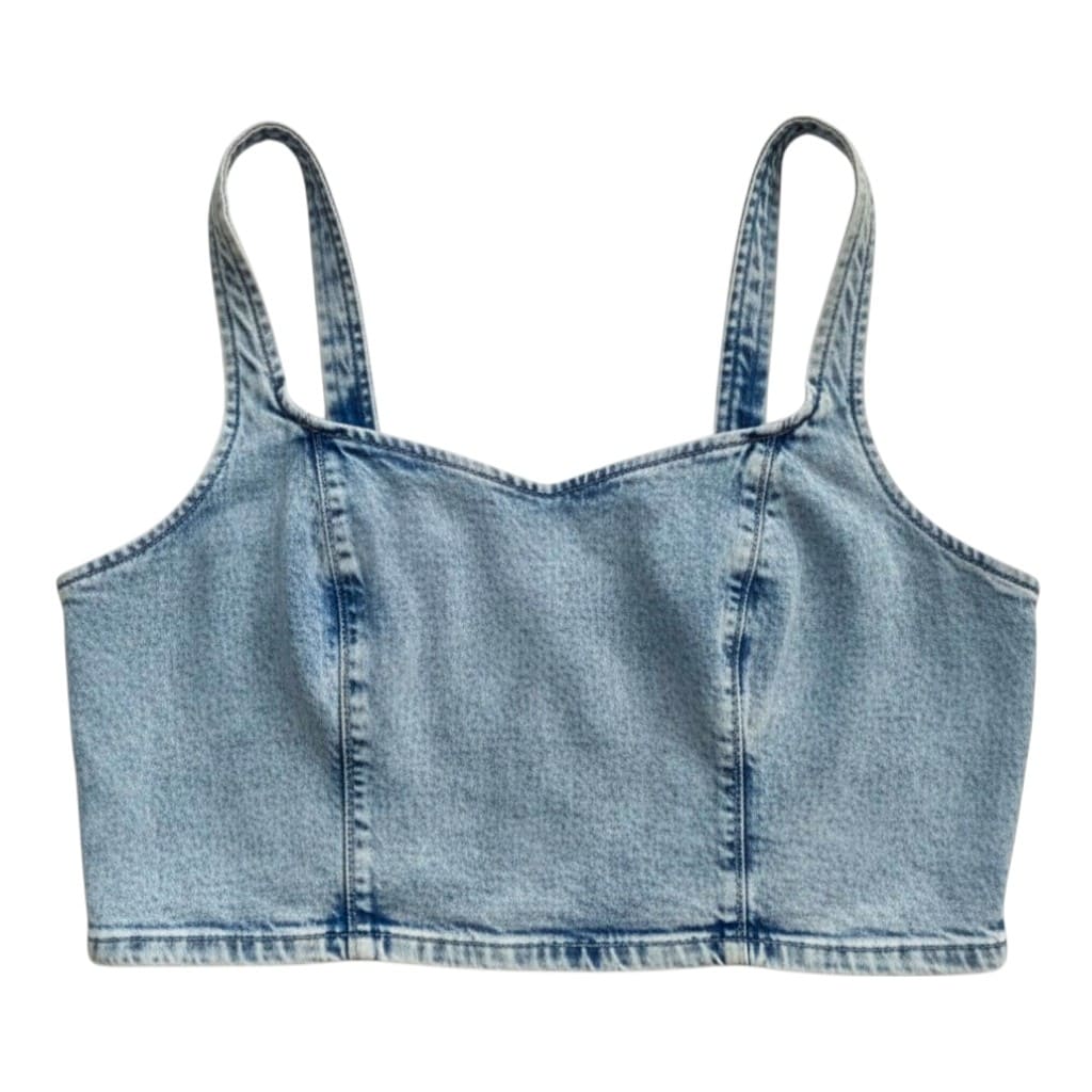 CROP CAMISOLE EN JEANS REITMANS MEDIUM