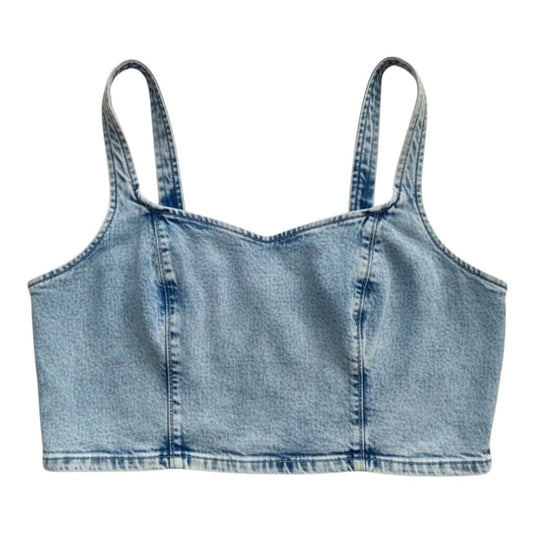 CROP CAMISOLE EN JEANS REITMANS MEDIUM